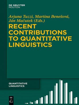 cover image of Recent Contributions to Quantitative Linguistics